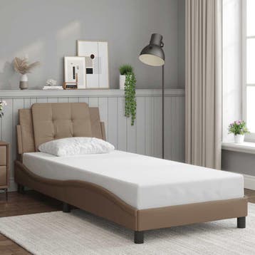 vidaXL Bedframe zonder matras Zadar kunstleer, Verzenden, Nieuw
