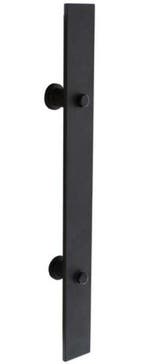 Intersteel Deurgreep Plat 800 x 40 mm Mat Zwart, Ophalen of Verzenden, Nieuw