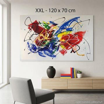 Monika Spiewak - NO RESERVE PRICE - Abstract - Oil Painting
