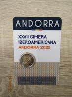 Andorra. 2 Euro 2020/2021 (4 coincards) (Zonder, Postzegels en Munten