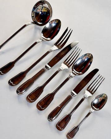 Christofle - Bestekset voor 12 personen (93) - Chino -
