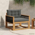 vidaXL Buiten Midden Sofa Naturel, Verzenden, Nieuw