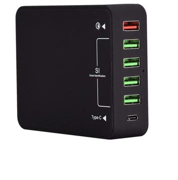 DrPhone WL3 6-poorten Wandoplader -60W USB-laadstation Hub, Verzenden