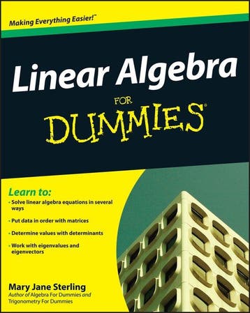 Linear Algebra for Dummies 9780470430903 Mary Jane Sterling, Verzenden, Zo goed als nieuw, Mary Jane Sterling