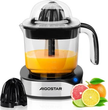 Citruspers - Elektrisch - 40W - Zwart - Aigostar, Elektronische apparatuur, Verzenden, Nieuw