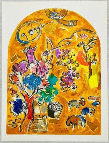 Marc Chagall (1887-1985) - Tribu de Joseph (from Vitraux
