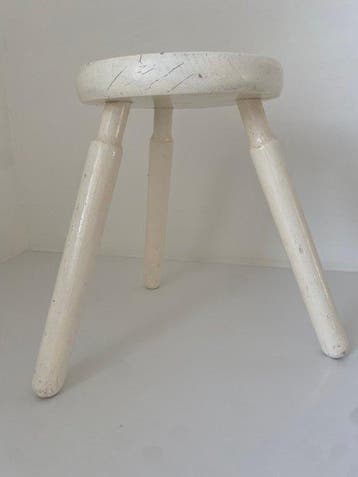 Kruk - Melkkruk, 1960s - Hout - Charlotte Perriand stijl