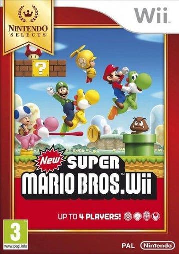 New Super Mario Bros. Wii (Nintendo Selects) [Wii], Verzenden, Nieuw