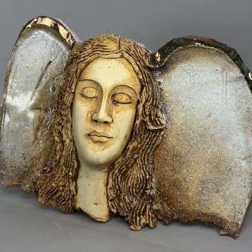 Ewa Budzowska - Angel - silent presence - decorated by 24