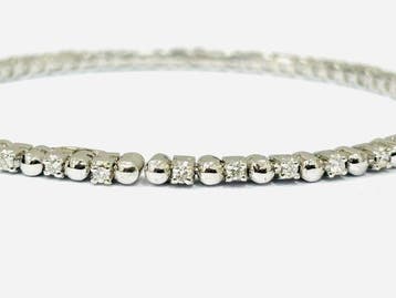 Marika Jewellery - Bracelet de tennis - 18 carats Or blanc -