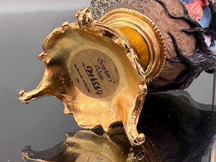 Fabergé ei - Gone With The Wind 24 Karat Gold Plated Limited, Antiquités & Art, Curiosités & Brocante