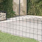 vidaXL Borderafscheiding 10x0,65 m gepoedercoat ijzer, Verzenden