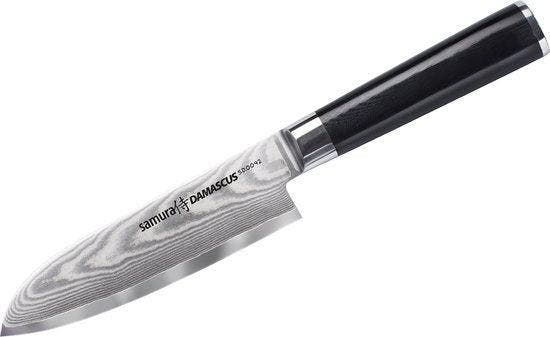 2dekans | Samura Damascus Santokumes 14,5 cm, Huis en Inrichting, Keuken | Keukenbenodigdheden, Ophalen of Verzenden
