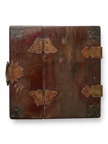 Reisset met toiletartikelen - Hout