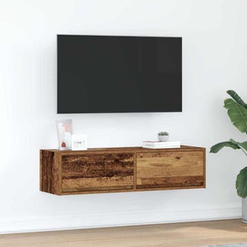 vidaXL TV Kast 100 x 31 x 25,5 cm Oud hout Bewerkt hout, Verzenden, Nieuw