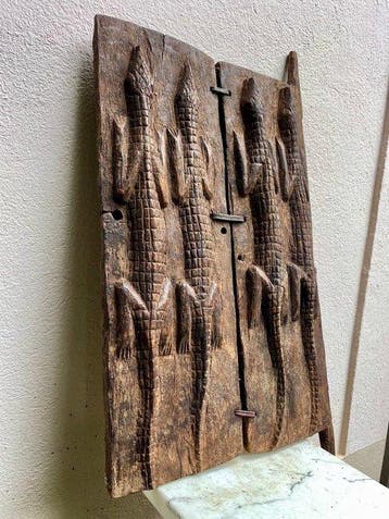 Grote houten deur - Dogon - Mali