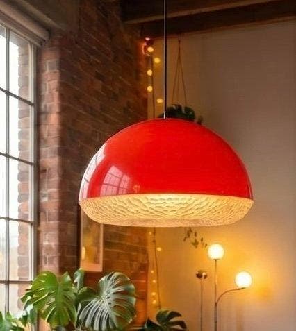 Massive - Space Age Ufo Lamp - Lampe à suspendre - Plastique, Antiquités & Art, Antiquités | Éclairage