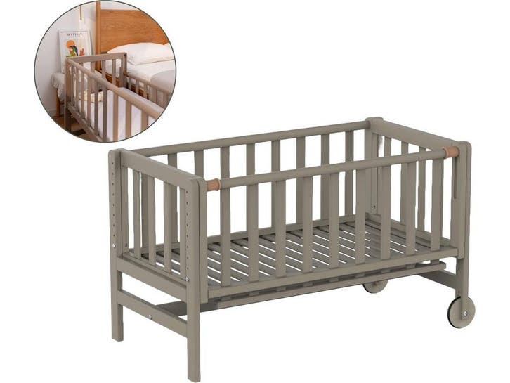 Geuther Betty Co-Sleeper - Aanschuifbed - Veiligheid - Taupe, Huis en Inrichting, Woonaccessoires | Overige, Zo goed als nieuw