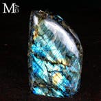 Topkwaliteit labradoriet vrije vorm - goudkleurig/blauw, Antiek en Kunst