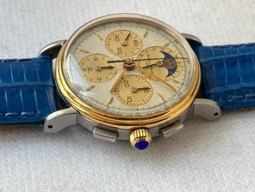 Baume & Mercier - Chronograph Fasi Lunari Mov. Lemania -, Nieuw