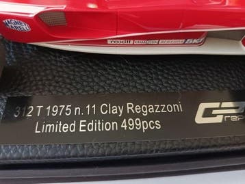 GP Replicas 1:18 - Model sportwagen - Ferrari 312T formula 1, Hobby en Vrije tijd, Nieuw
