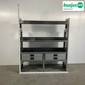 Aluca bedrijfswageninrichting 1500x420x1705mm (2988), Verzenden