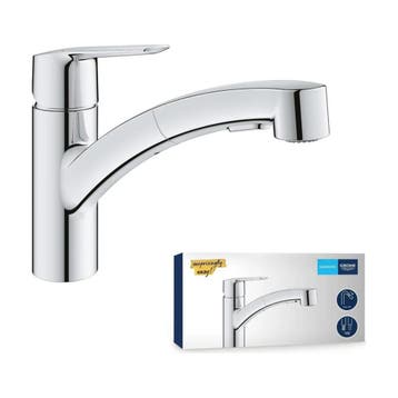 GROHE QuickFix Start keukenkraan uittrekbare douche, chroom, Maison & Meubles, Ophalen of Verzenden