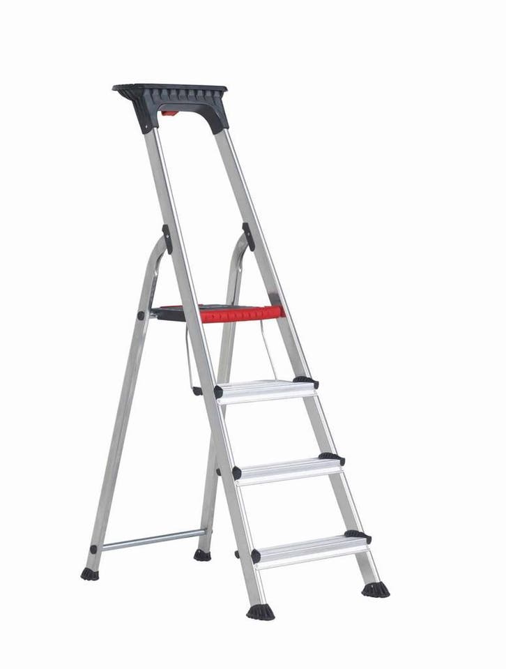 Altrex huishoudtrap Double Decker 4 treden, Doe-het-zelf en Bouw, Ladders en Trappen, Ladder, Nieuw, Minder dan 2 meter, Ophalen of Verzenden