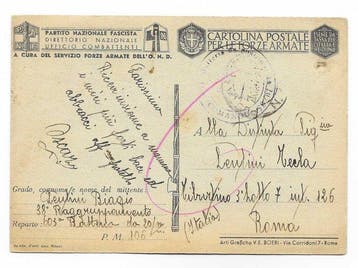 Italië - Militaire WOII geïllustreerde Boccasile -, Collections