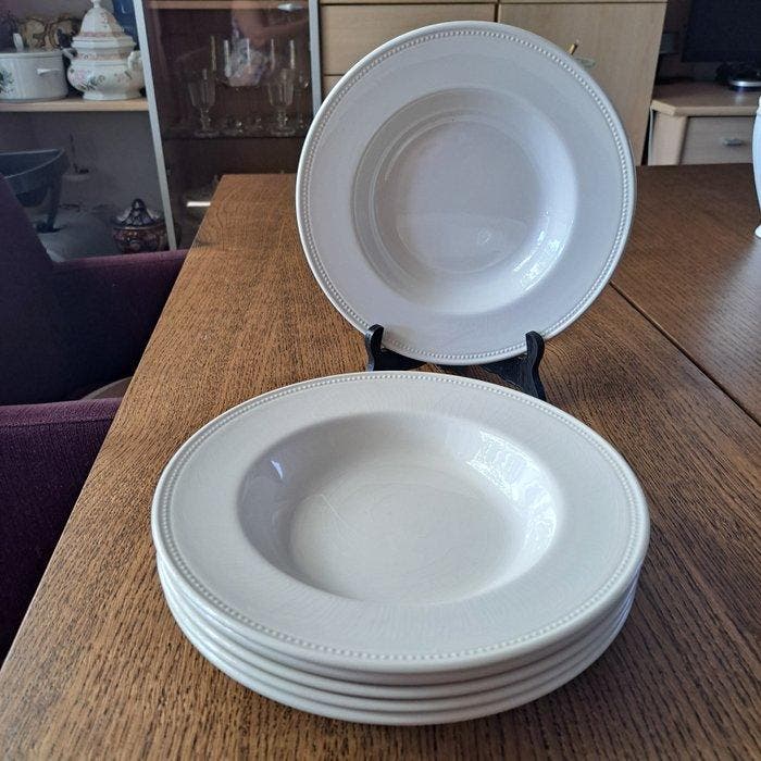 Royal Stafford - Bord (6) - Pearl - Beenderporselein - Stijl, Antiquités & Art, Antiquités | Meubles | Tables