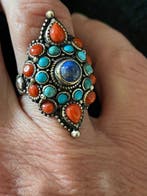 Turquoise - Zilver - 2-delige sieradenset