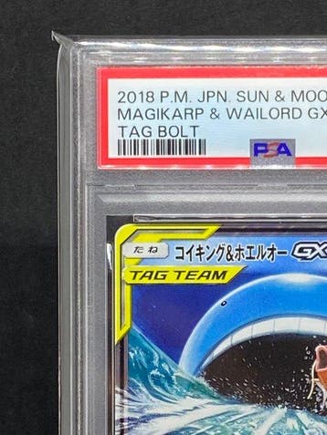 Pokémon - 1 Graded card - Magikarp & Wailord GX #019/095 RR, Nieuw