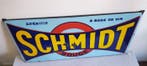 SCHMIDT ROUGE réclame bord - Emaillerie Belge Bruxelles -
