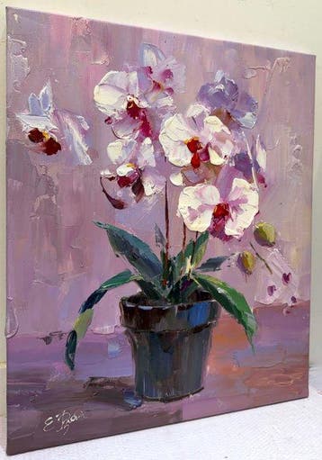 Ekaterina Dzuba (1982) - Mes Orchidées – Bouquet