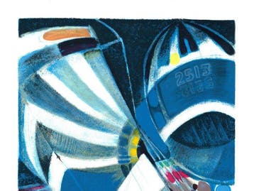 Paul Ambille (1930-2010) - Bateaux en mer, régate