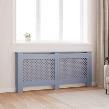 vidaXL Radiatorombouw 172x19x81,5 cm MDF antraciet, Verzenden