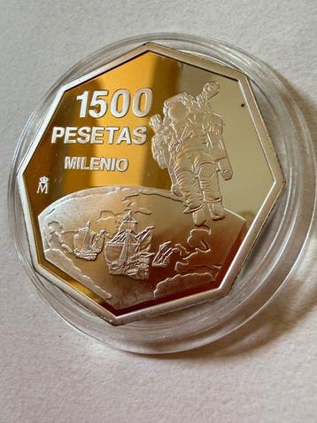 Spanje. Juan Carlos I. 1500 Pesetas 1999 (Zonder