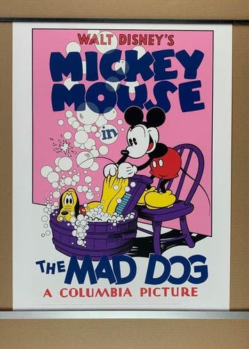 Walt Disney - Walt Disneys Micky Mouse in The Mad Dog, 1932, Verzamelen, Nieuw