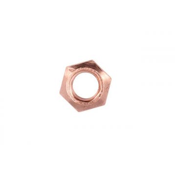 Spruitstuk moeren koper M10 x 1.5 x 14mm 10 stuks, Verzenden, Nieuw