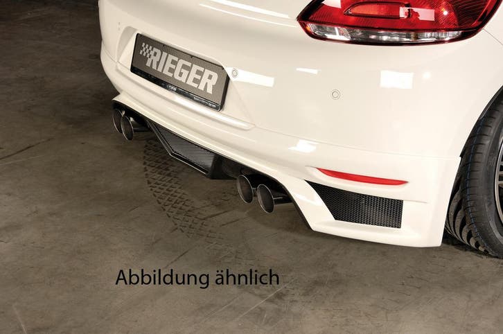 Rieger einddemper (4x76mm) Type 14, zonder geperforeerd inze, Auto-onderdelen, Uitlaatsystemen, Nieuw, Volkswagen, Verzenden