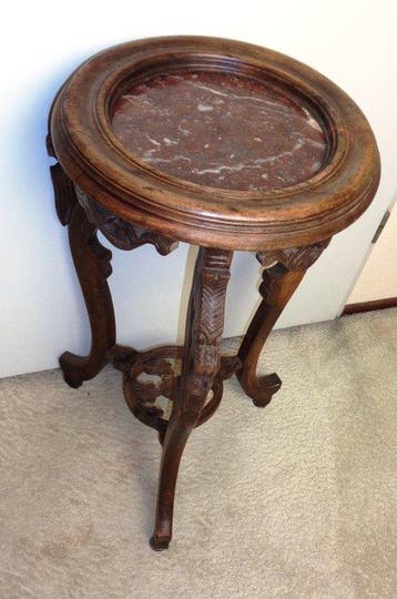 Plantentafel - rozenhout - Driepoot