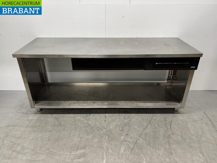 Table de travail en acier inoxydable avec étagère et 2, Zakelijke goederen, Horeca | Overige, Verzenden