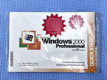 Microsoft Windows 2000 Professional + Me - Computersoftware, Games en Spelcomputers, Nieuw