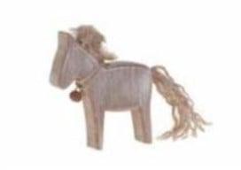 Houten Paardje 9,5x10x2 cm, Hobby en Vrije tijd, Knutselen, Nieuw