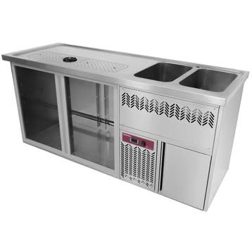 Modulair Barstation | BAR LINE | 370L  | RVS | 2, Verzenden, Nieuw in verpakking