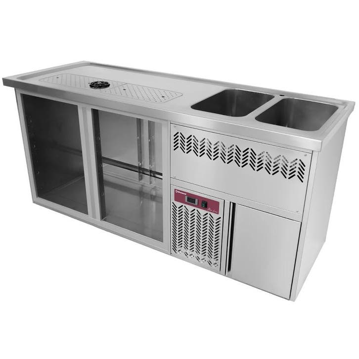 Modulair Barstation | BAR LINE | 370L  | RVS | 2, Zakelijke goederen, Horeca | Keukenapparatuur, Nieuw in verpakking, Verzenden