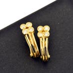 Boucles doreilles - 18 carats Or jaune Diamant (Naturelle)