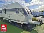 HOBBY De Luxe 400 SFe, Caravans en Kamperen, Tot en met 3, Frans bed, Serviceluik, 1000 - 1250 kg