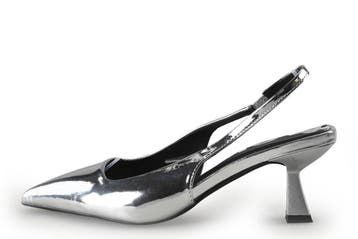 Sacha Slingbacks in maat 36 Zilver, Kleding | Dames, Schoenen, Overige kleuren, Verzenden, Zo goed als nieuw, Sacha