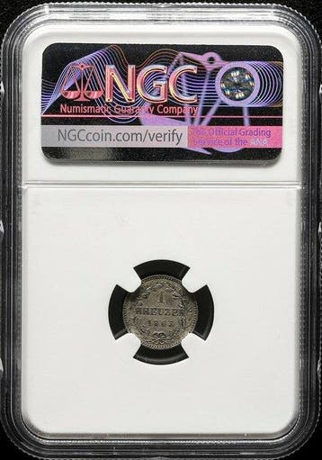 Frankfurt Kreuzer 1864 - NGC MS61